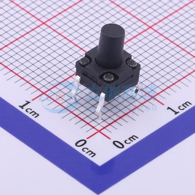 6.2*6.2*8.5mm 直插 轻触开关 【轻触】实物图
