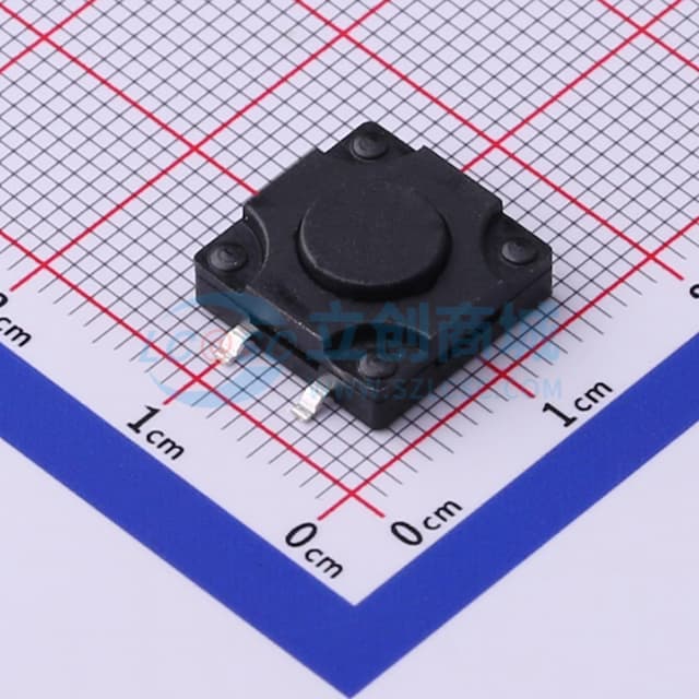 12*12*4.5mm 立贴 轻触开关实物图