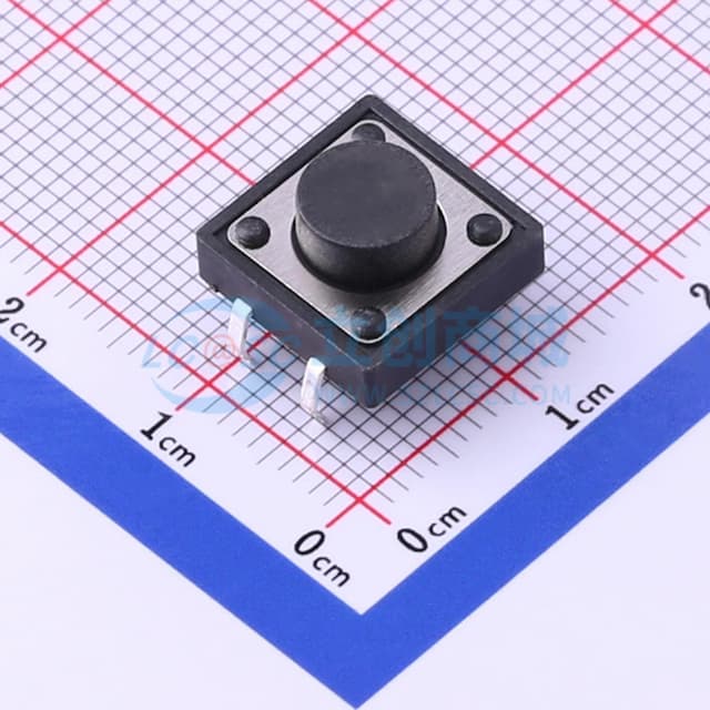 12*12*6mm 直插 轻触开关 【轻触】实物图