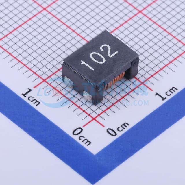 两路 贴片共模滤波器 阻抗1000Ω@100MHz实物图