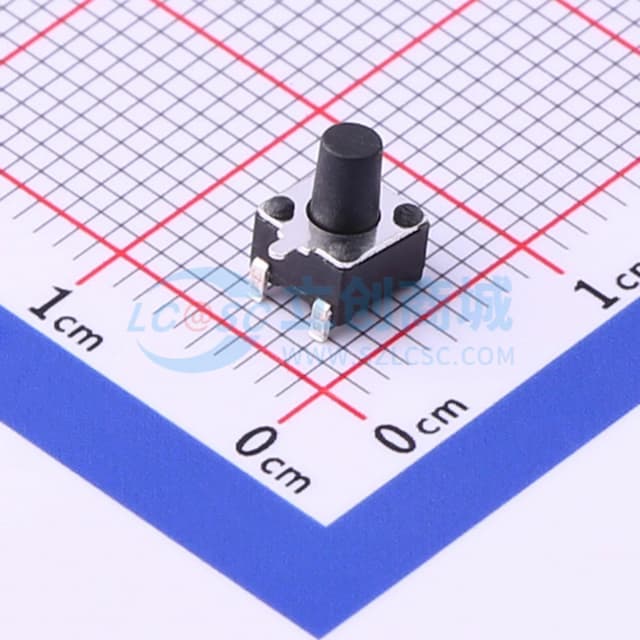 4.5*4.5*6mm 卧贴 轻触开关实物图