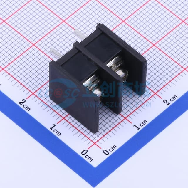 7.62mm 1x2P 每排P数:2 排数:1 直针 边脚【栅栏】实物图
