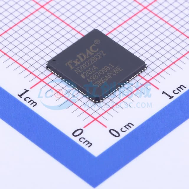 AD9122双通道16bit1230MSPS数模转换器实物图
