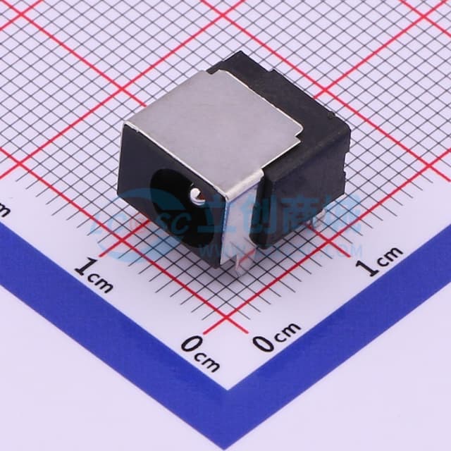 DC电源插座 内径:2mm 外径:6mm 【插件】实物图