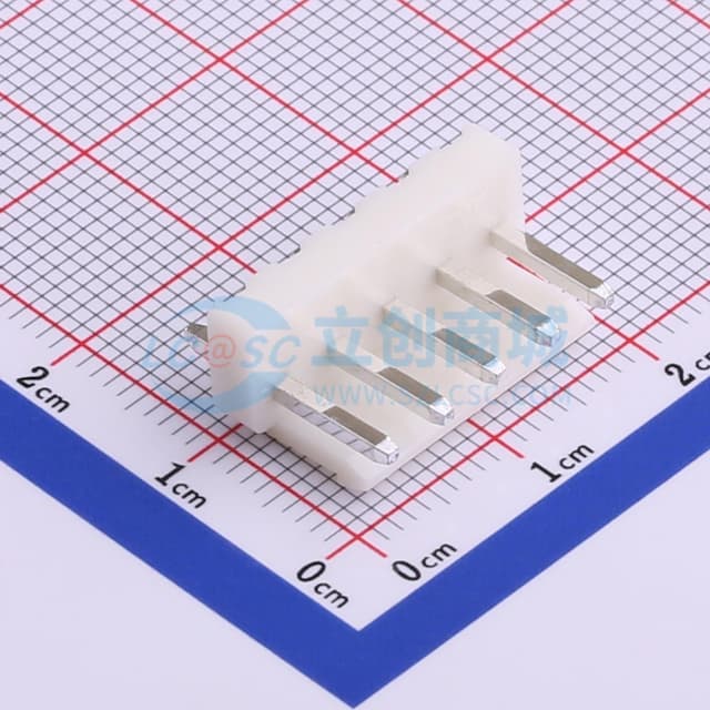 1x5P 间距:3.96mm 直插 系列:VH 【插件】实物图