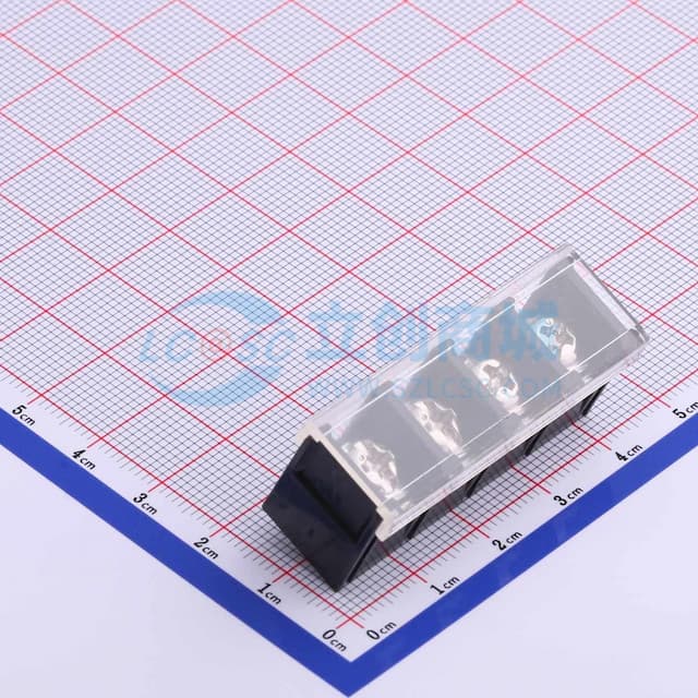 9.5mm 1x4P 直插 边脚 排数:1 每排P数:4 【栅栏】实物图