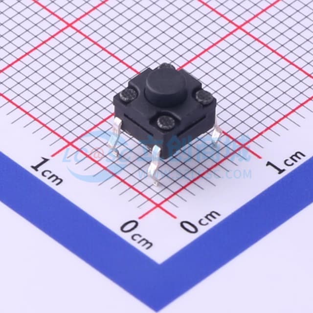 6.2*6.2*5mm 直插 轻触开关 【轻触】实物图