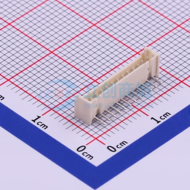 1x12P 间距:1.25mm 弯插 【插件】实物图