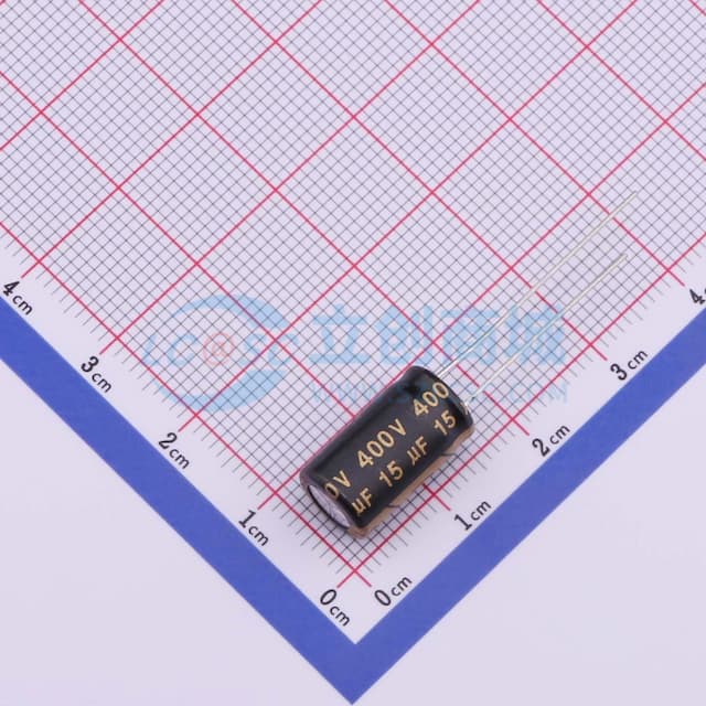 15uF ±20% 400V 【插件】实物图