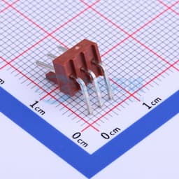 朱砂红 1x3P 间距:2.54mm 弯插【插件】缩略图