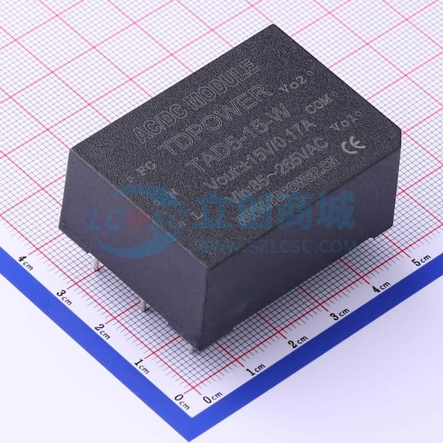 宽压输入85～265VAC，100～370VDC,47～400Hz，输出电压精度高，低纹波噪声，满载效率范围76%～83%的AC-DC电源模块 【电源】实物图