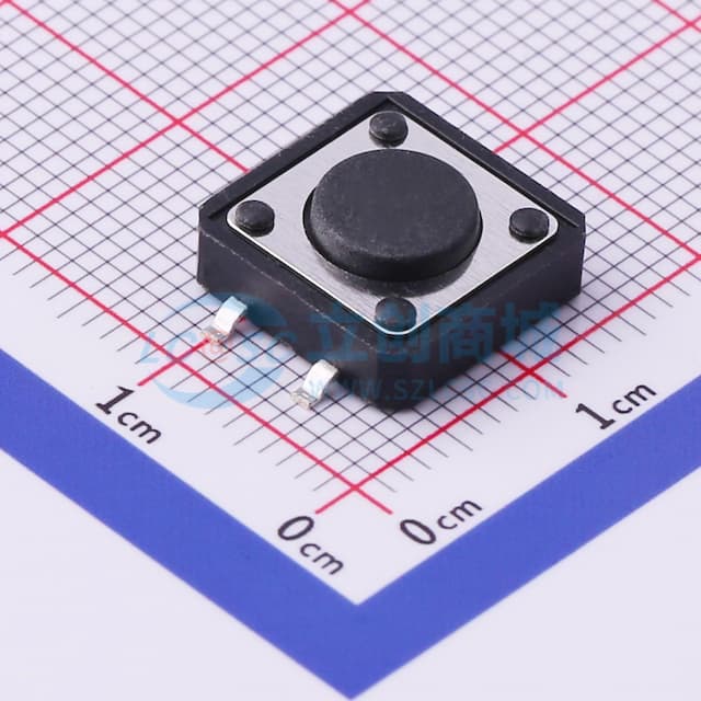 12*12*4.5mm 立贴 轻触开关实物图