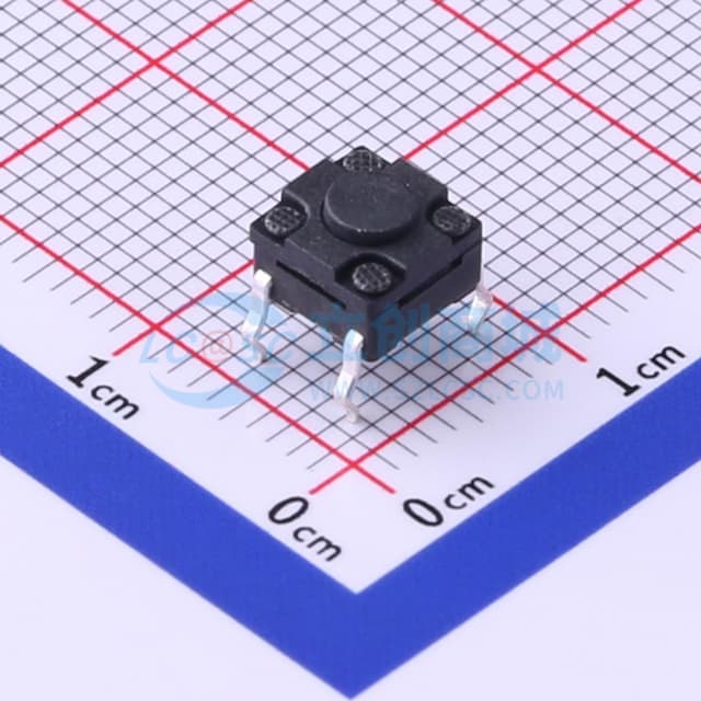 6.2*6.2*4.3mm 直插 轻触开关 【轻触】实物图