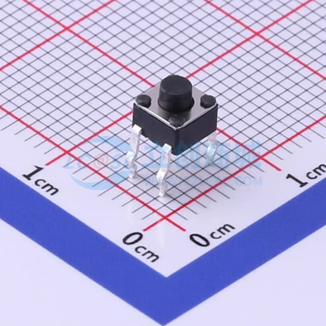 4.5*4.5*4.3mm 直插 轻触开关 【轻触】实物图