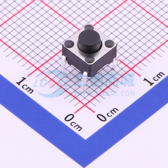 6*6*5mm 直插 轻触开关 【轻触】实物图