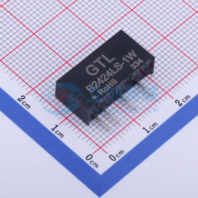 DC-DC模块电源 定电压输入，隔离非稳压单路输出【插件】实物图