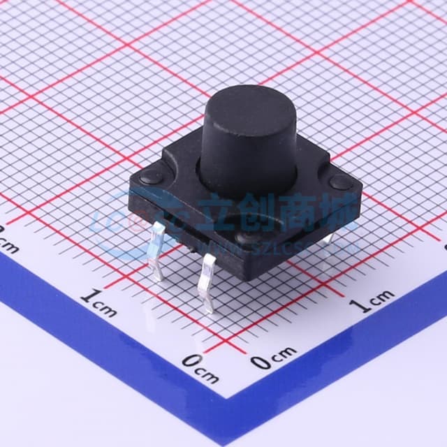 12*12*9mm 直插 轻触开关 【轻触】实物图