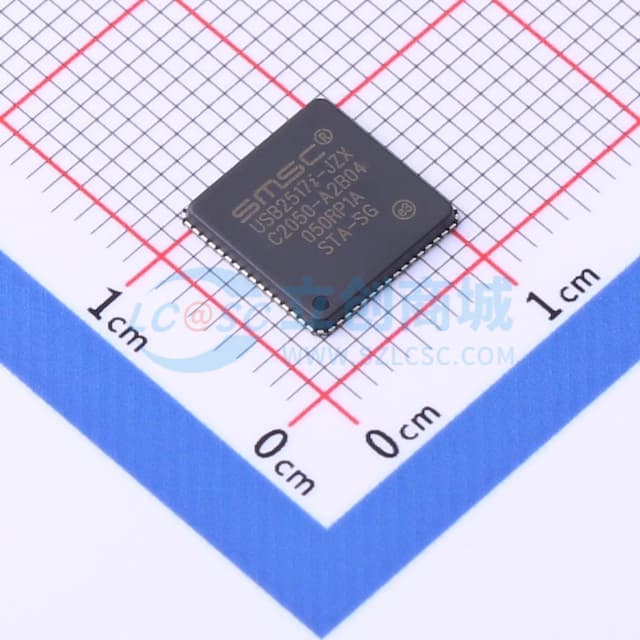 USB 2.0高速7端口集线器控制器实物图