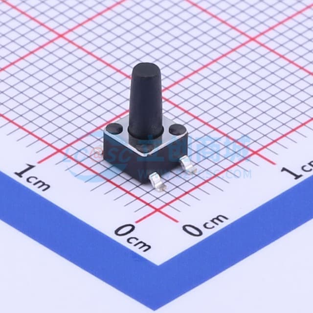4.5*4.5*8mm 立贴 轻触开关实物图