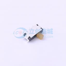滑动开关6.6*2.7*2.0mm贴片侧拨七脚拨动开关二档黄柄缩略图
