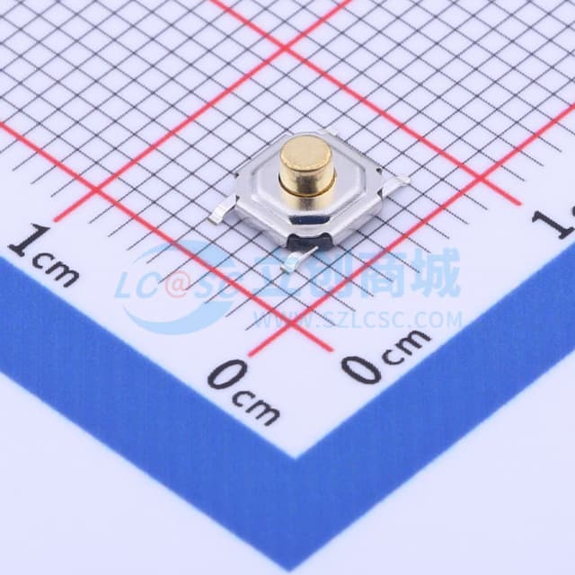 5.2*5.2*2.5mm 立贴 轻触开关实物图