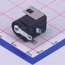 【插件】DC电源插座 内径:2.5mm 外径:6.3mm缩略图