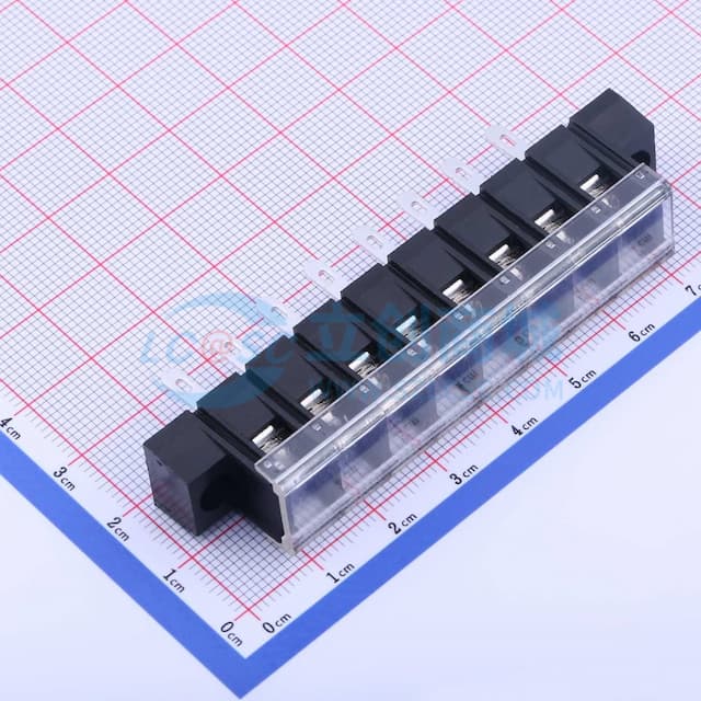 7.62mm 1x8P 每排P数:8 排数:1 直针 中脚 【栅栏】实物图