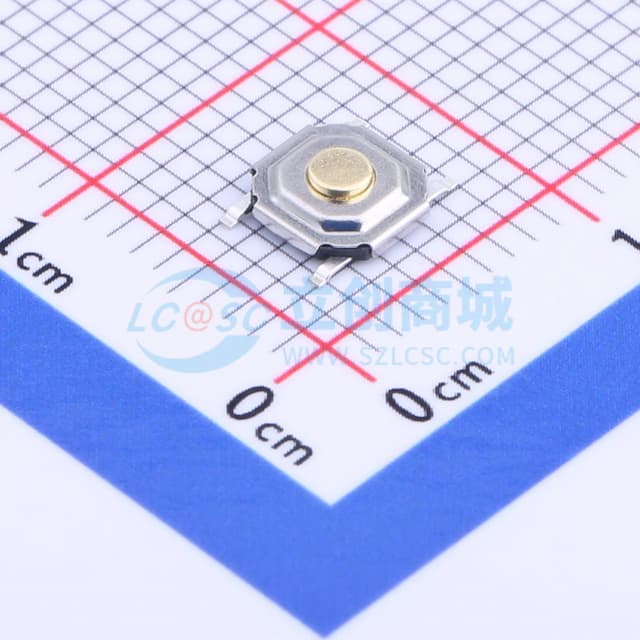 5.1*5.1*1.6mm 立贴 轻触开关实物图