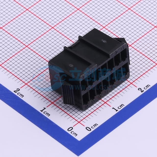 黑色 2.5mm 2x7P实物图