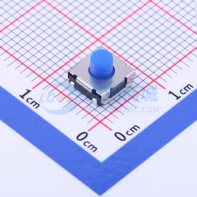 6.3*6.2*5mm 立贴 轻触开关实物图