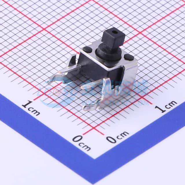 6*6*7.3mm 卧插 轻触开关 【轻触】实物图