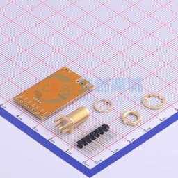 六件套，配一个7pin插针、一个天线头，一个螺母，一个垫片，一个弹圈 超低功耗无线数传模块 3.3V缩略图