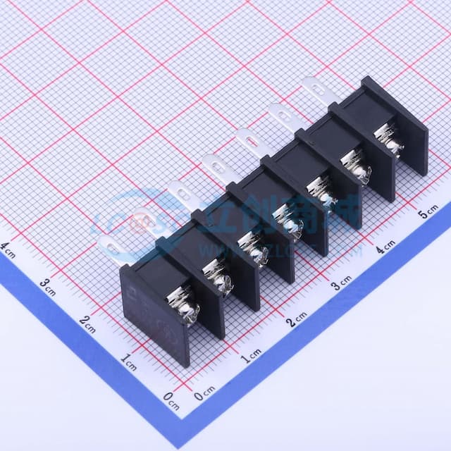7.62mm 1x7P 每排P数:7 排数:1 直针 中脚 【栅栏】实物图