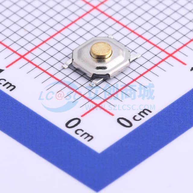 5.2*5.2*1.8mm 立贴 轻触开关实物图