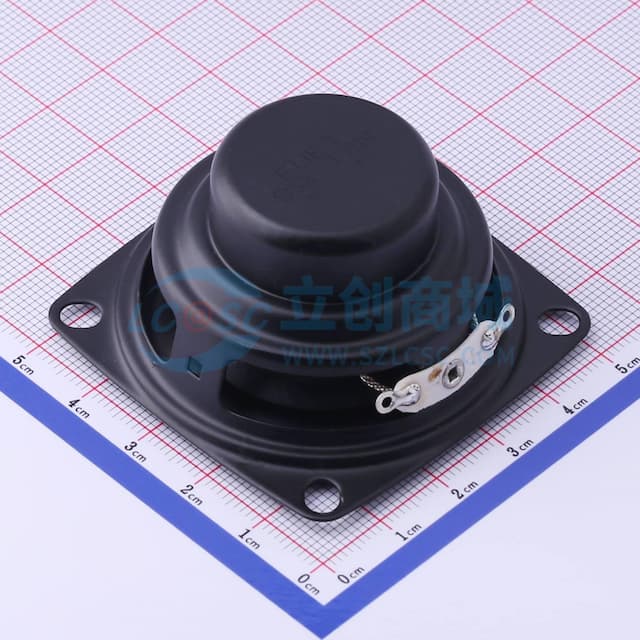 喇叭53*53MM-H29.8 8Ω12W 接线实物图