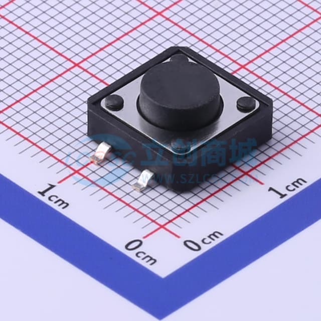 12*12*5.5mm 立贴 轻触开关实物图