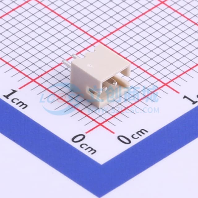 1x2P 间距:1.5mm 直插 系列:ZH 【插件】实物图