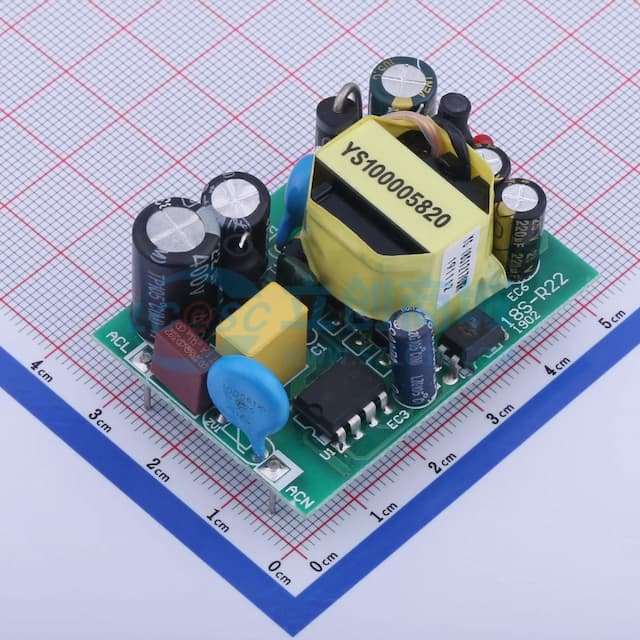 ESHION(禹舜)裸板开关电源 12V1.7A电源模块(输入输出带针)实物图