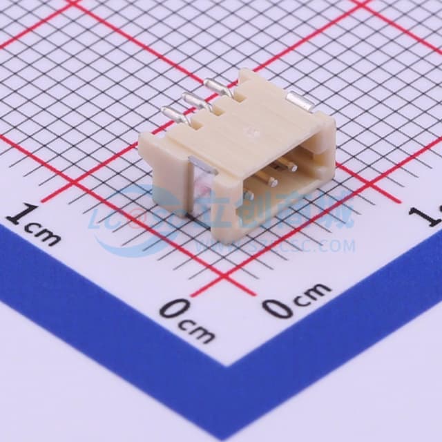 1x3P 间距:1.5mm 卧贴实物图