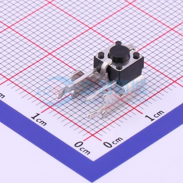 轻触开关6*6*4.5下支架侧按7.5*6.1*4.5插件按键250gf 【轻触】实物图