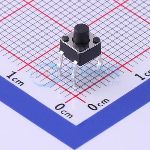 4.5*4.5*5mm 直插 轻触开关 【轻触】实物图