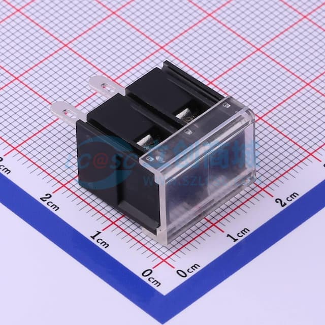 7.62mm 1x2P 每排P数:2 排数:1 直针 中脚 【栅栏】实物图