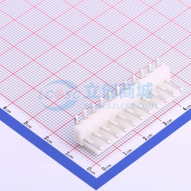 1x11P 间距:3.96mm 弯插 系列:VH 【插件】实物图