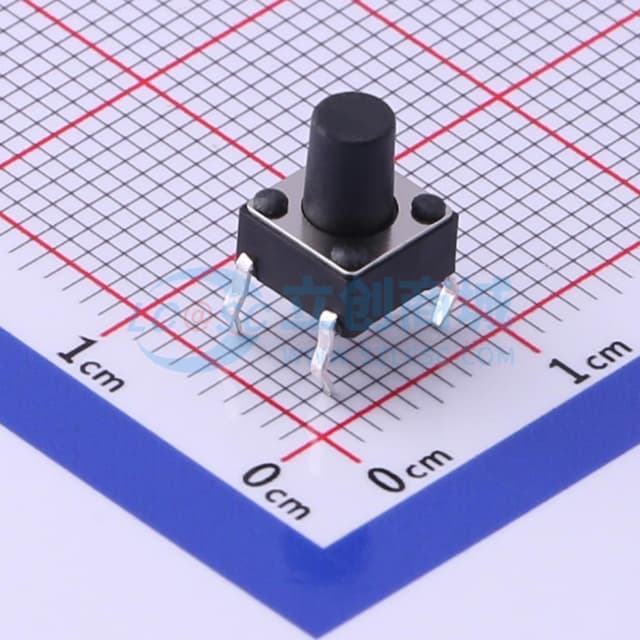 6*6*8mm 直插 轻触开关 【轻触】实物图