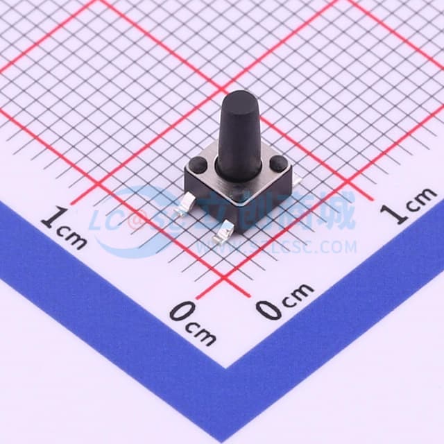 4.5*4.5*8mm 立贴 轻触开关实物图