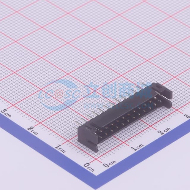 2x13P 间距:2mm 直插 【插件】实物图
