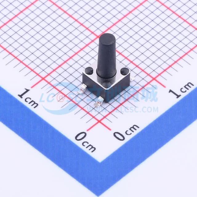 4.5*4.5*9mm 立贴 轻触开关实物图