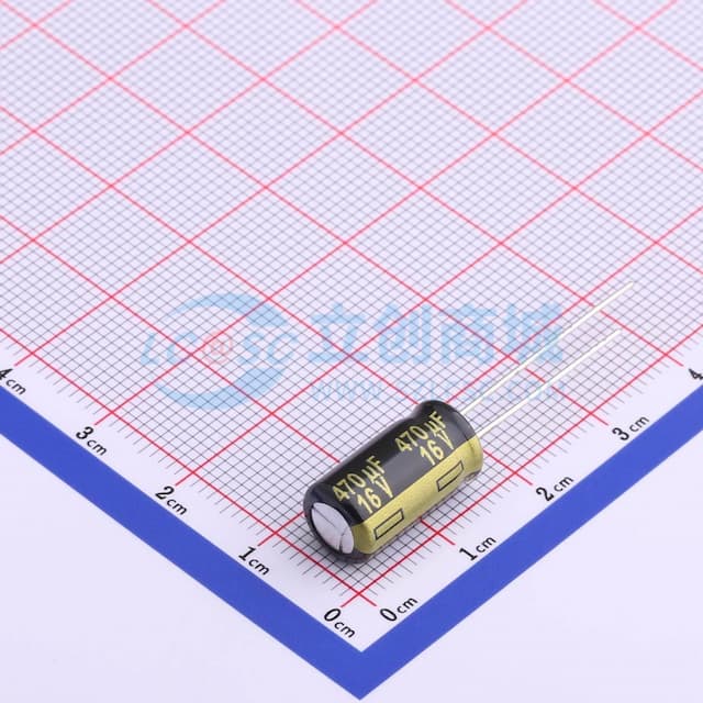 【插件】470uF ±20% 16V实物图