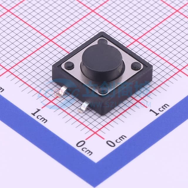 12*12*5.5mm 立贴 轻触开关实物图