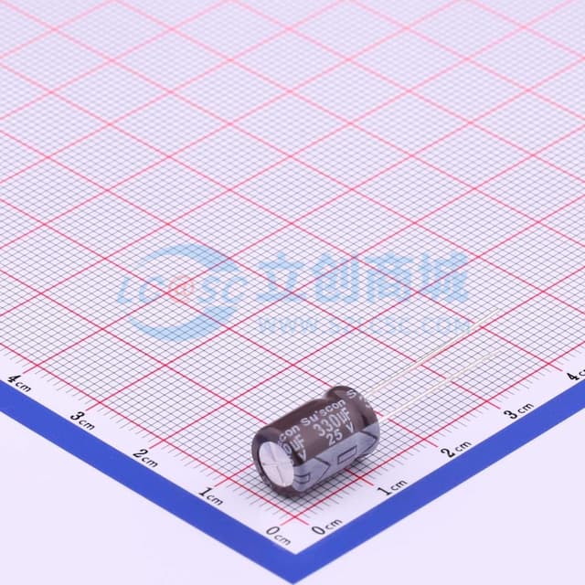 330uF ±20% 25V实物图